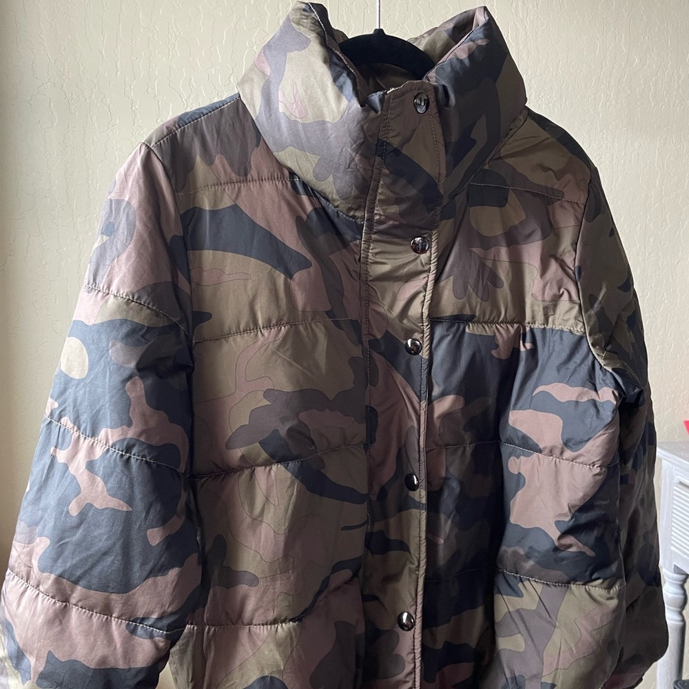 Camo Puffer Jacket